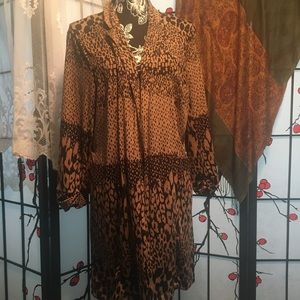 Robert Louis animal print jacket, size XL. Great condition.